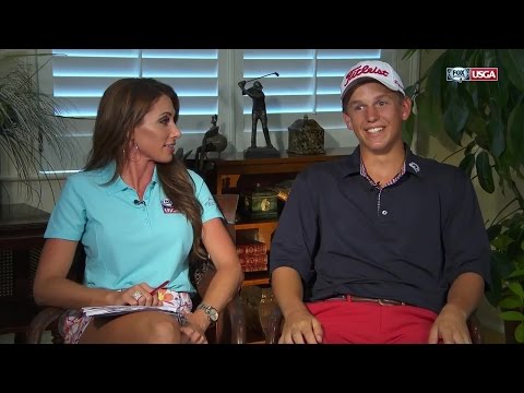 Holly Sonders agrees to be junior golfer’s prom date if he wins Junior Amateur