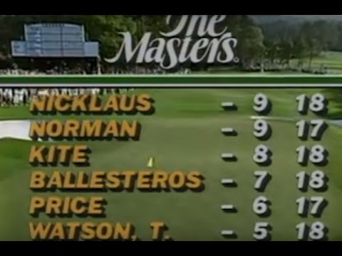 1986 Masters Jack Nicklaus EPIC comeback win on Greg Norman FULL Sunday Coverage