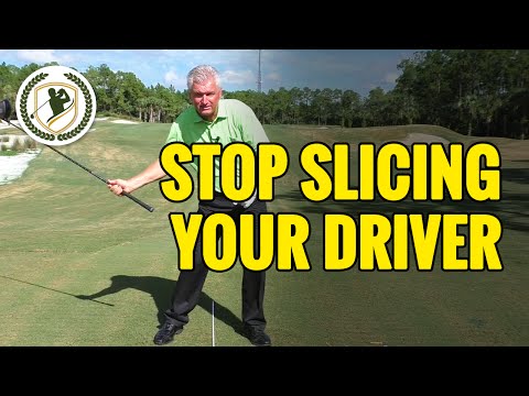 HOW TO FIX A GOLF SLICE WITH DRIVER IN 2 MINUTES!