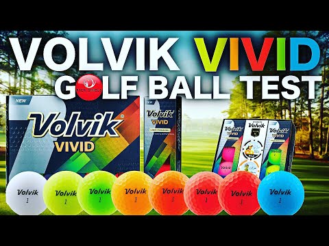 NEW VOLVIK VIVID GOLF BALLS TESTED