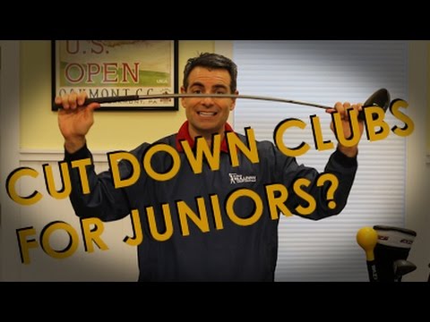 Is it OK to Cut Down Golf Clubs for Kids?