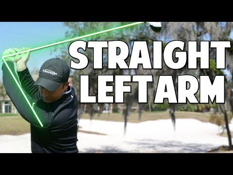 How To Keep The Left Arm Straight In The Golf Swing