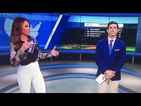 Golf Analyst Holly Sonders Makes Hilarious Sexual Slip-up on Air