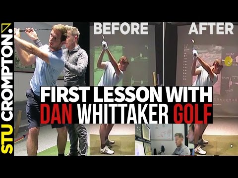 First Golf Lesson with Dan Whittaker, swinging steep golf fix