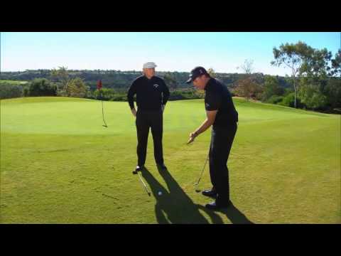 Phil Mickelson Hits Flop Shot Over Roger Cleveland