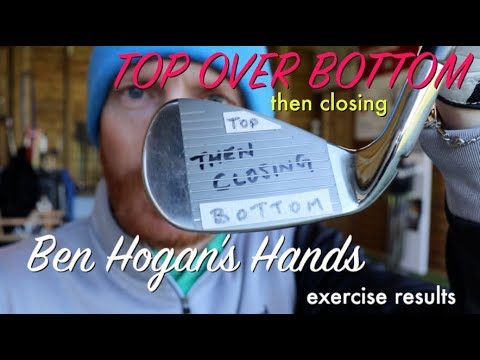 Ben Hogan’s hands golf swing drill and exercise results