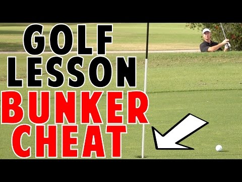 Golf Bunker Cheat To Get Out Every Time!!