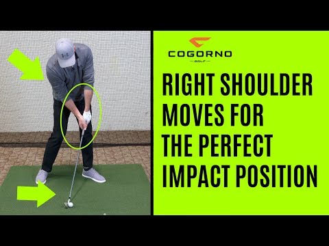 GOLF:  How To Use The Right Shoulder To Create The Perfect Impact Position