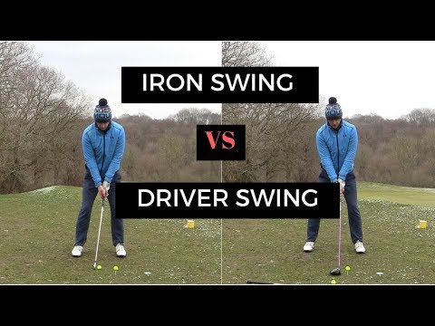 IRON SWING VS DRIVER SWING