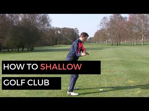 HOW TO SHALLOW OUT GOLF CLUB AND HIT IT LONGER