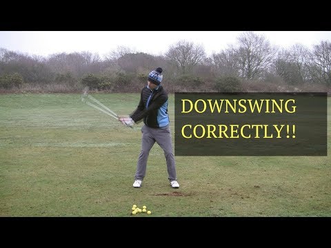 HOW TO START THE GOLF DOWNSWING CORRECTLY