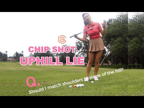 Uphill Lie ChipShot | Golf with Aimee