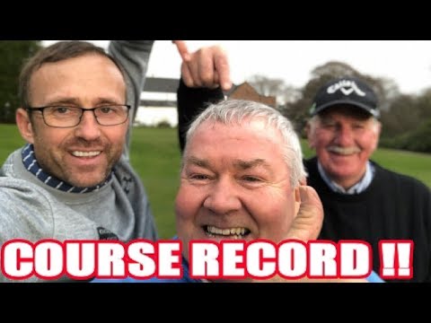 NEW GOLF CLUBS NO NEED HE GOT A NEW COURSE RECORD