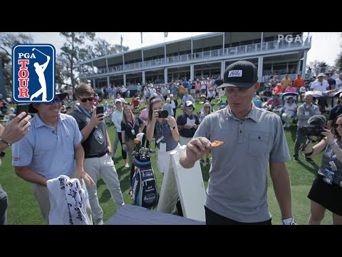 Caddie takes on One Chip Challenge at 17 | THE PLAYERS 2019