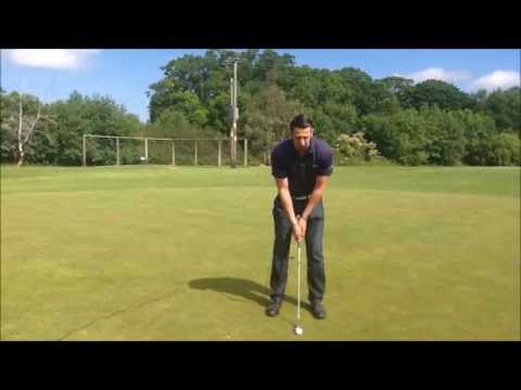 Basic putting technique shown by Luke Murray, North Wales Golf Range