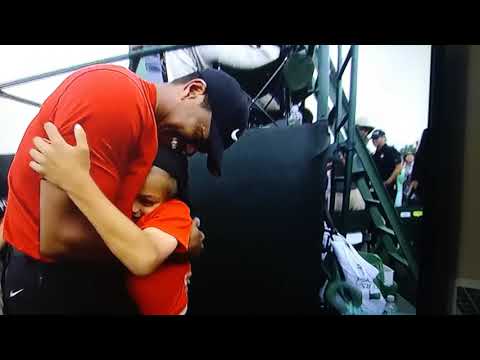? Tiger Woods Celebrates Winning 2019 Masters w/Kids & Mom (Victory #81 All-Time)