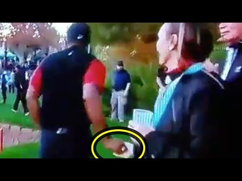 Tiger Woods CAUGHT Picking Up A Woman During Match!