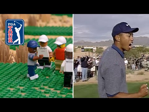 LEGO Tiger Woods' ace on No. 16 at 1997 Phoenix Open