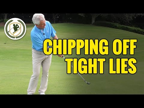 HOW TO HIT A CHIP SHOT ON A TIGHT LIE IN GOLF