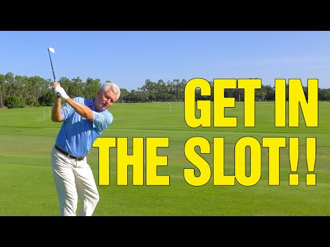 ?Golf Swing Drills – Drop Your Arms and [GET IN THE SLOT!!]