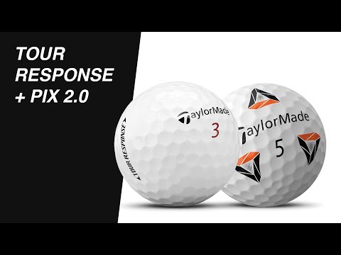 Affordable Urethane Cover Golf Ball | Taylormade Tour Response + PIX 2.0