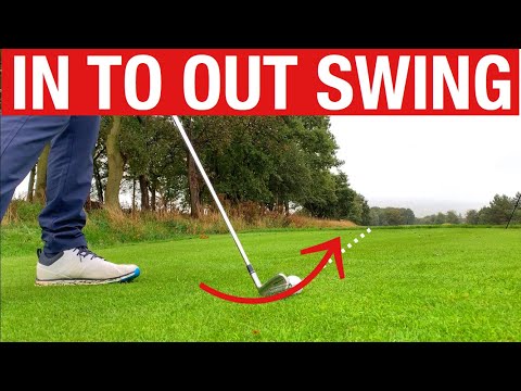 HOW TO SWING FROM IN TO OUT – SIMPLE GOLF DRILL