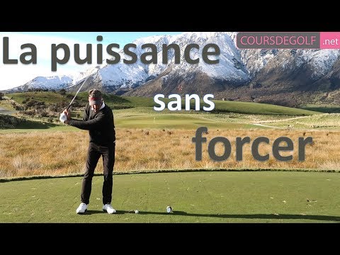 La puissance au golf sans forcer – cours de golf par Renaud Poupard