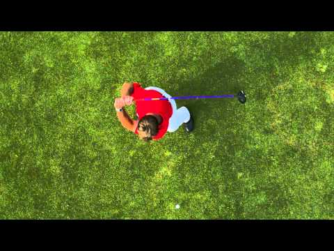 Golf Swing Top Down View – Super Slow Motion
