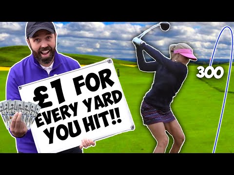 WIN £1 for every yard you can hit golf ball!