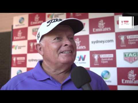 Peter Senior retires from golf mid-round at the Emirates Australian Open
