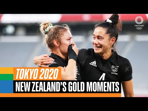 🇳🇿 🥇 New Zealand's gold medal moments at #Tokyo2020 | Anthems