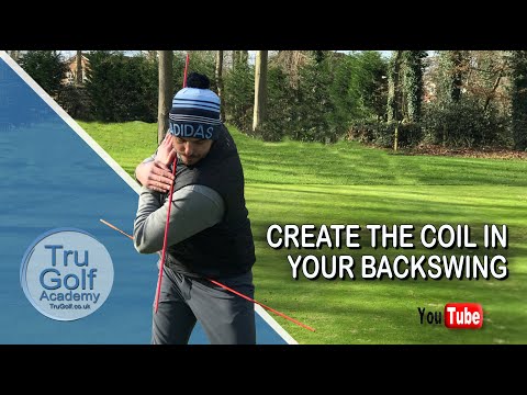 CREATE THE COIL IN YOUR GOLF BACKSWING – POWER MOVE