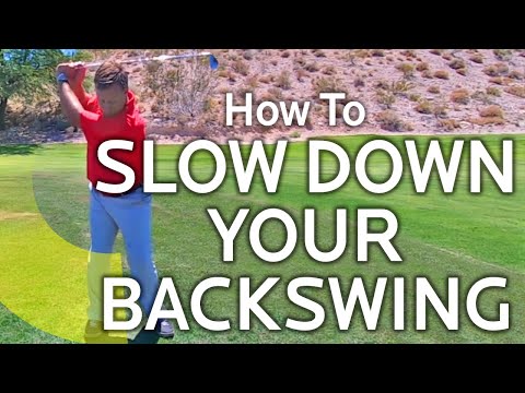 GOLF SWING TEMPO: HOW TO SLOW DOWN YOUR GOLF BACKSWING