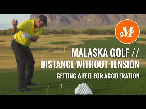 Malaska Golf // Adding Distance without Adding Tension – Full Swing Drill for Feel