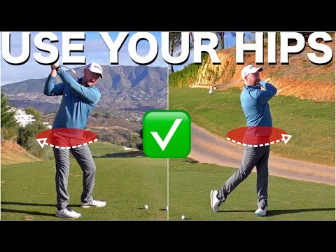 MORE DISTANCE WITH CORRECT HIP MOVEMENT! SIMPLE GOLF DRILL