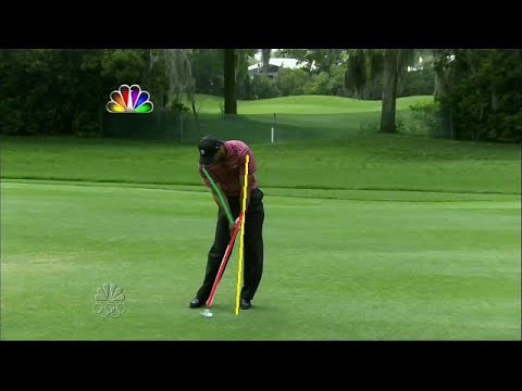 Tiger Woods Golf Iron Swing Impact Drill Slow Motion