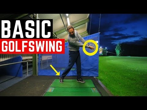 THE MOST BASIC GOLF SWING IN SLOW MOTION