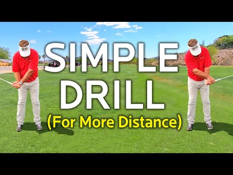 SIMPLE DRILL FOR MORE DISTANCE – Great for Senior Golfers