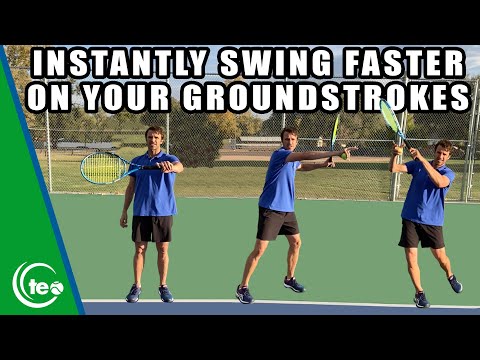 5 Steps To Instantly Swing Faster On Your Groundstrokes I TENNIS FOREHAND LESSON