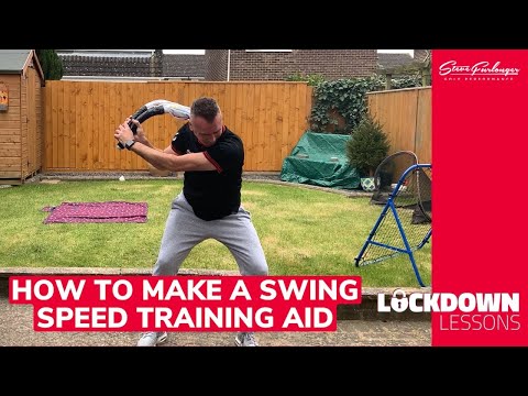 HOW TO MAKE A GOLF SWING SPEED TRAINING AID #HOWTOHITDRIVERFURTHER