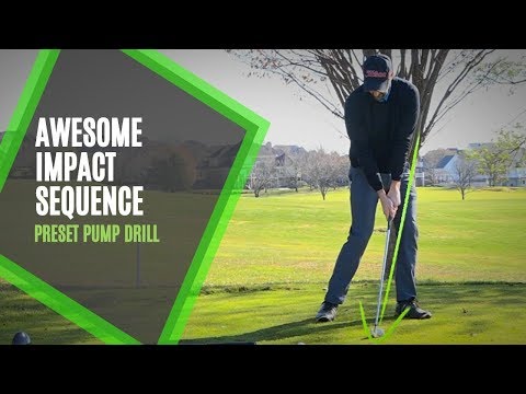 Golf Swing Impact Sequence Pump Drill For Speed and Contact