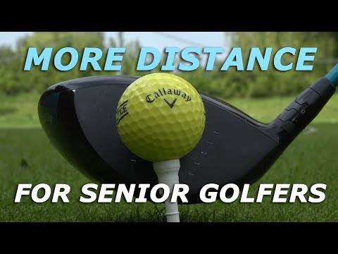 More DRIVER DISTANCE for senior golfers – Easy golf tip