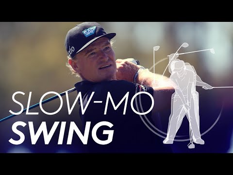 Ernie Els' golf swing in Slow Motion