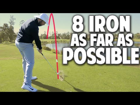 One Club Distance Challenge – How To Hit An 8 Iron As Far As Possible