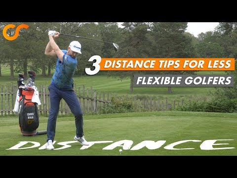 3 DISTANCE TIPS FOR LESS FLEXIBLE GOLFERS