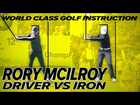 Rory Mcllroy Swing – Driver vs Iron – Incredible Contrast! – Craig Hanson Golf.
