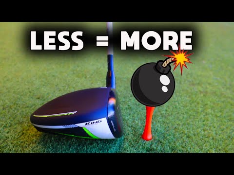 Swing your DRIVER SLOWER but hit the golf ball FURTHER