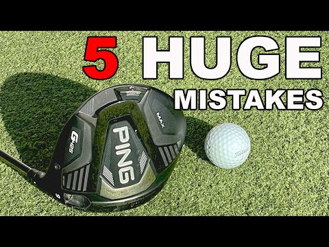 The 5 BIGGEST MISTAKES golfers makes with the DRIVER