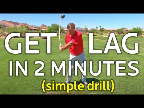 HOW TO GET LAG IN 2 MINUTES (Simple Lag Drill with Driver or Irons)