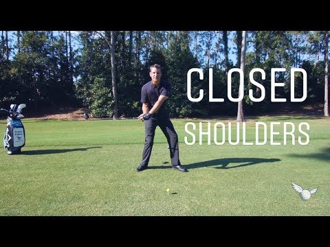 Golf Swing Tip: Closed Shoulders at Address